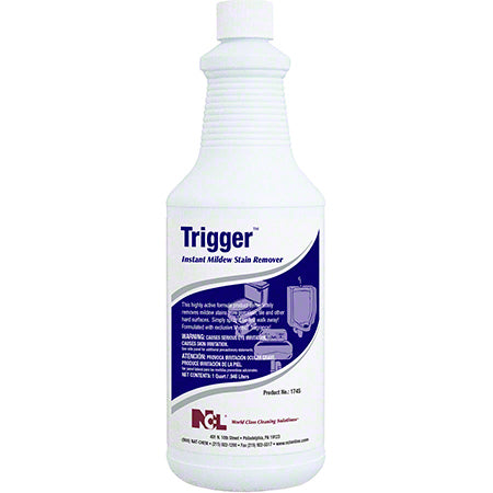 JANITORIAL SUPPLIES CHEMICALS NCL® Trigger™ Instant Mildew Stain Remover - Qt. NCL-1745
