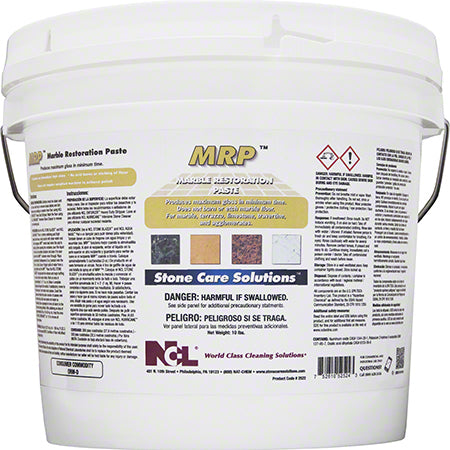 JANITORIAL SUPPLIES CHEMICALS NCL® MRP Marble Restoration Paste - 10 lb. Container NCL-2522-23