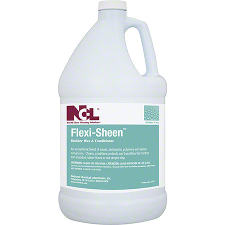 JANITORIAL SUPPLIES CHEMICALS NCL® Flexi-Sheen Rubber Wax & Conditioner - Gal. NCL-2612-29