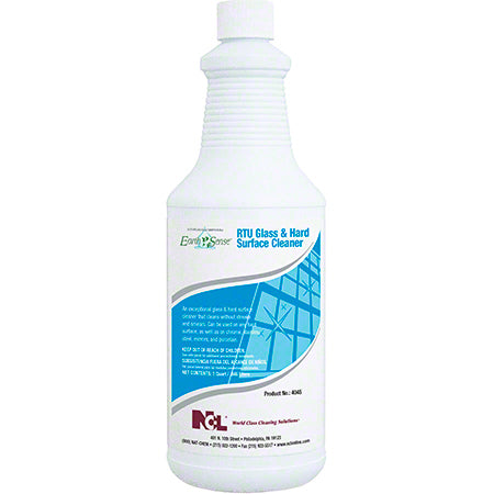 JANITORIAL SUPPLIES CHEMICALS NCL® Earth Sense® RTU Glass & Hard Surface Cleaner - Qt. NCL-4045-36