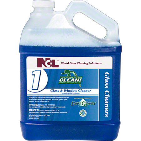 JANITORIAL SUPPLIES CHEMICALS NCL® Ready Set CLEAN!® #1 Glass & Window Cleaner - Gal. NCL-4071-35