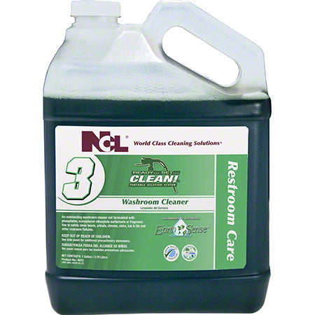JANITORIAL SUPPLIES CHEMICALS NCL® Ready Set CLEAN!® #3 Earth Sense® WashroomCleaner NCL-4073-35