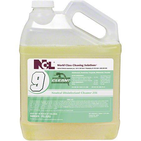 JANITORIAL SUPPLIES CHEMICALS NCL® Ready Set CLEAN!® #9 Neutral Disinfect Cleaner 256 NCL-4079-35