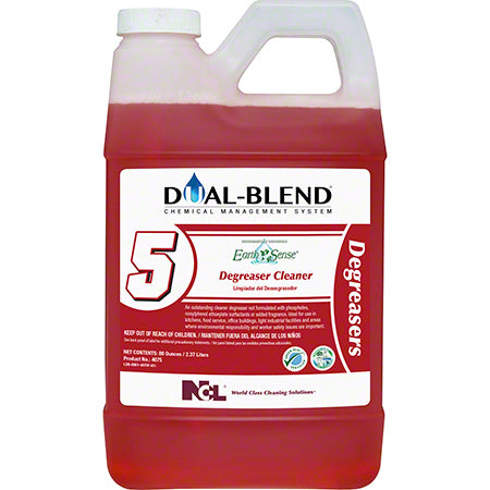 JANITORIAL SUPPLIES CHEMICALS NCL® Dual-Blend® 5 Earth Sense® Degreaser Cleaner NCL-5075-24