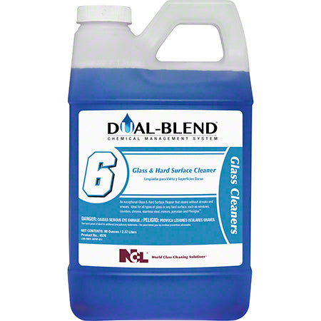 JANITORIAL SUPPLIES CHEMICALS NCL® Dual-Blend® 6 Glass & Hard Surface Cleaner - 80 oz. NCL-5076-24