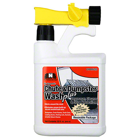 JANITORIAL SUPPLIES CHEMICALS Nilodor® Chute & Dumpster Wash Plus - 32 oz. NILO-32DMPFDRTU