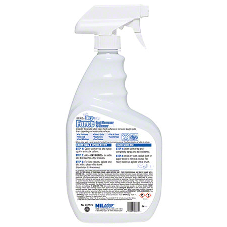 jANITORIAL SUPPLIES CHEMICALS Nilodor® Oxy-Force® Ready-To-Use Spotter - Qt. NILO-32OXYRTU