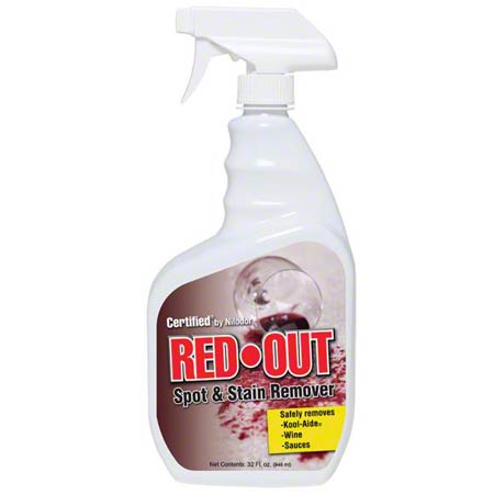 jANITORIAL SUPPLIES CHEMICALS Nilodor® Red-Out Spot & Stain Remover - Qt. NILO-C327-009