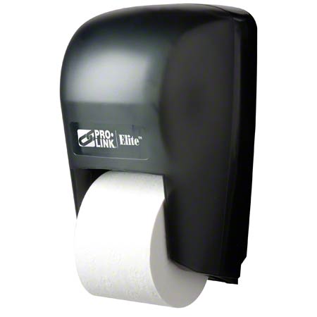 Janitorial Supplies Paper PRO-LINK® Elite™ Vertical 2-Roll Tissue Dispenser-Black PRL-E-82390
