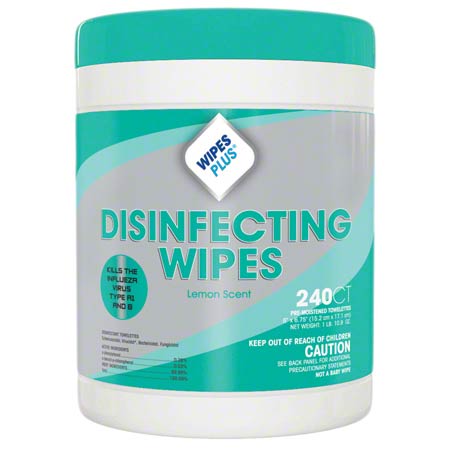 JANITORIAL SUPPLIES CHEMICALS WipesPlus® Disinfecting Surface Wipe - 240 ct. WP-33900