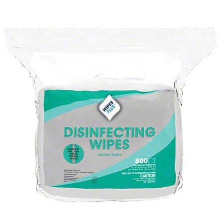 JANITORIAL SUPPLIES CHEMICALS WipesPlus® Disinfecting Surface Wipe - 800 ct. Refill Bag WP-37301