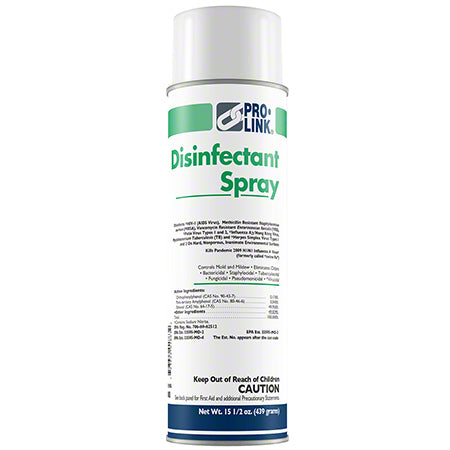 JANITORIAL SUPPLIES CHEMICALS PRO-LINK® Disinfectant Spray - 15.5 oz. Net Wt. PRL-C-RA008