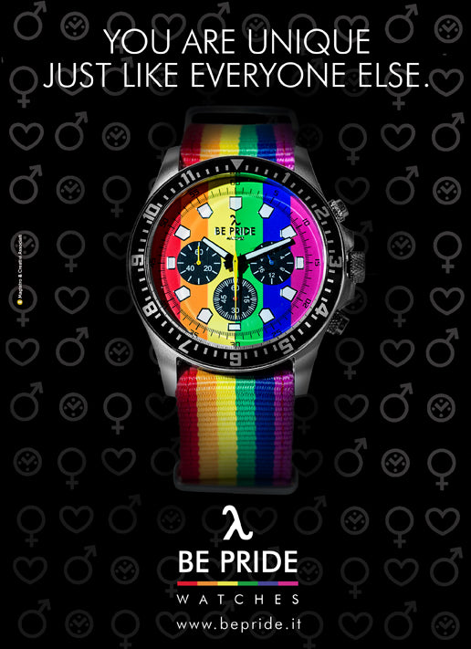 Be Pride RAINBOW UNISEX SPORT VELCRO WATCH - Watch Universe Int 