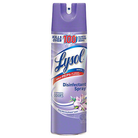 JANITORIAL SUPPLIES CHEMICALS Lysol® Disinfectant Spray-19 oz., Early Morning Breeze™ RECK-80834