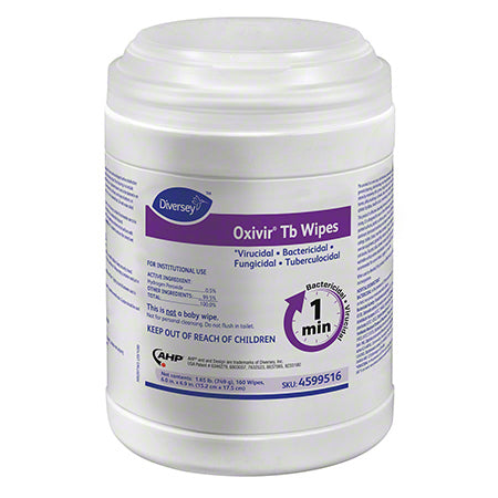 JANITORIAL SUPPLIES CHEMICALS Diversey™ Oxivir® Tb Disinfectant Wipes - 160 ct. DVO-4599516