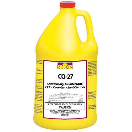 JANITORIAL SUPPLIES CHEMICALS Simoniz® CQ-27 Citrus Quat Disinfectant Cleaner