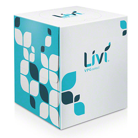 Janitorial Supplies Paper Livi® VPG® Select Cube Box Facial Tissue - 90 ct. OAS-11516