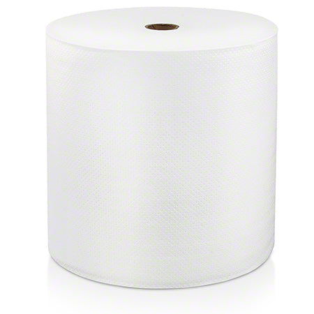Janitorial Supplies Paper LoCor® Economy Hard Wound White Roll Towel - 7" x 850' OAS-46898