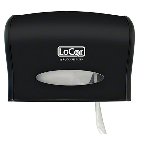 Janitorial Supplies Paper LoCor® Jumbo Bath Tissue Dispenser - Black OAS-NVI-D67033