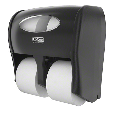 Janitorial Supplies Paper LoCor® 4 Bath Tissue Dispenser - Black OAS-D67053
