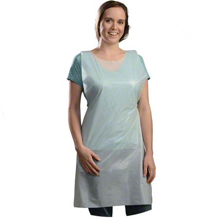 Facilities & Grounds SAFETY Ambitex® Poly Apron - 28 x 46, Regular Wt. TRA-P2846