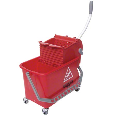 Janitorial Supplies CLEANING Unger® Restroom Combo 15L System - Red UNG-COMSR