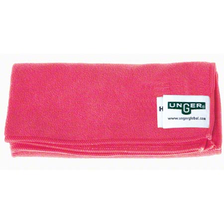 Janitorial Supplies CLEANING Unger® MicroWipe™ 4000 Microfiber Cloth - Red UNG-MF40R