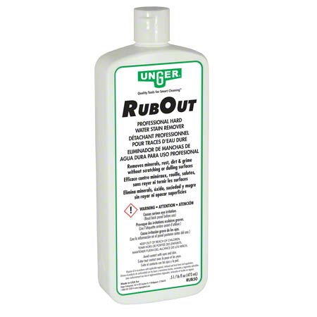 JANITORIAL SUPPLIES CHEMICALS Unger® RubOut Professional Glass Cleaner - Pint UNG-RUB50