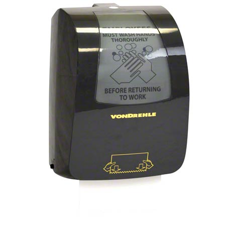 Janitorial Supplies Paper Von Drehle 8" Mechanical Pull-Down Roll Towel Dispenser VDL-8864SC