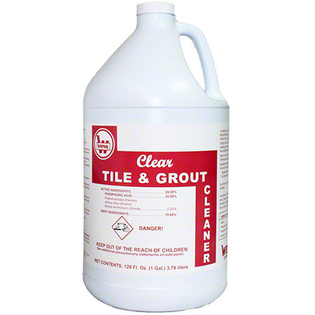 JANITORIAL SUPPLIES CHEMICALS Wepak® Red Clear Tile & Grout Cleaner - Gal. WEP-31#TILE&GROUT