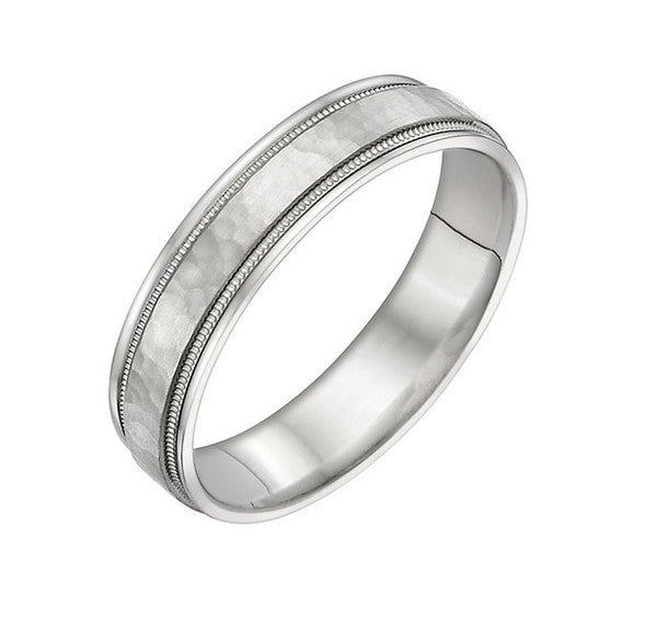 Matte Finish Center - Wedding Ring