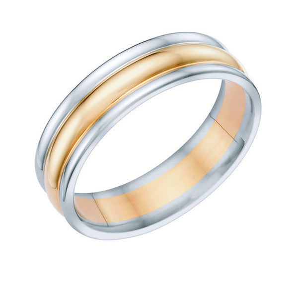 Triple Row Design Wedding Ring