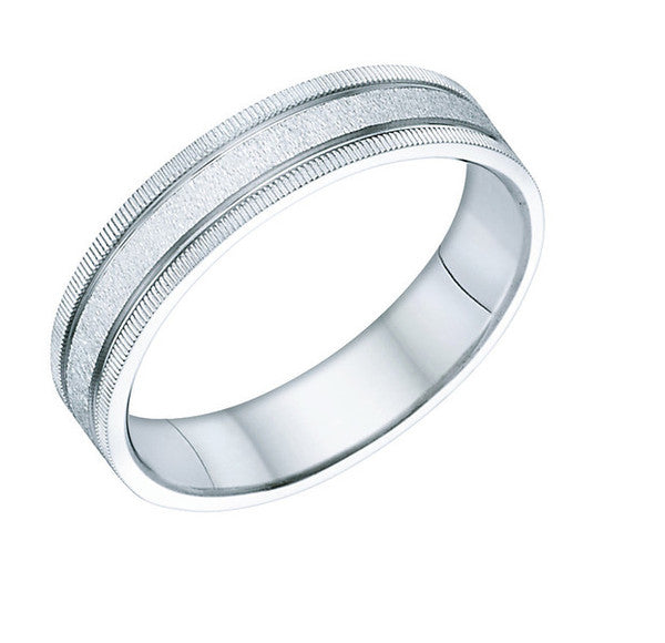 Matte Design Wedding Ring