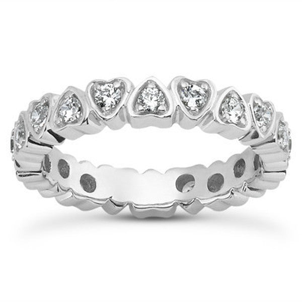 Diamond Ring - Heart Design