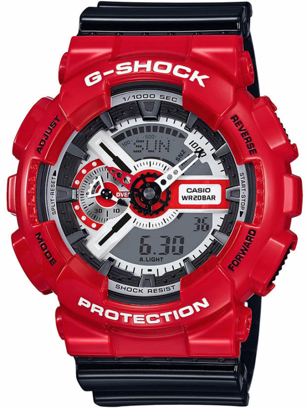casio g-shock watch model GA-110RD-4A - Watch Universe Int 