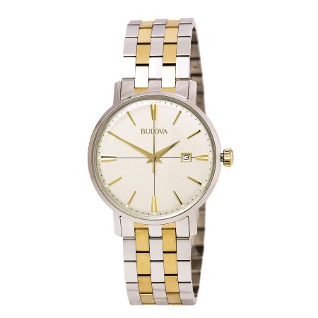 BULOVA MEN'S Classic Cream Dial Men's WATCH MODEL 98B255 - Watch Universe Int 