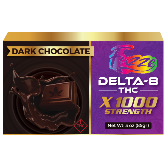 DELTA8 CHOCOLATES - EDIBLES – Dark Chocolate x1000