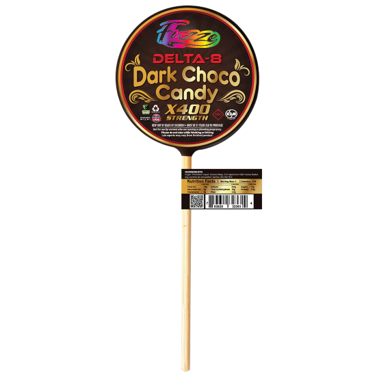 DELTA8 CHOCOLATES - EDIBLES Dark Choco Candy x400