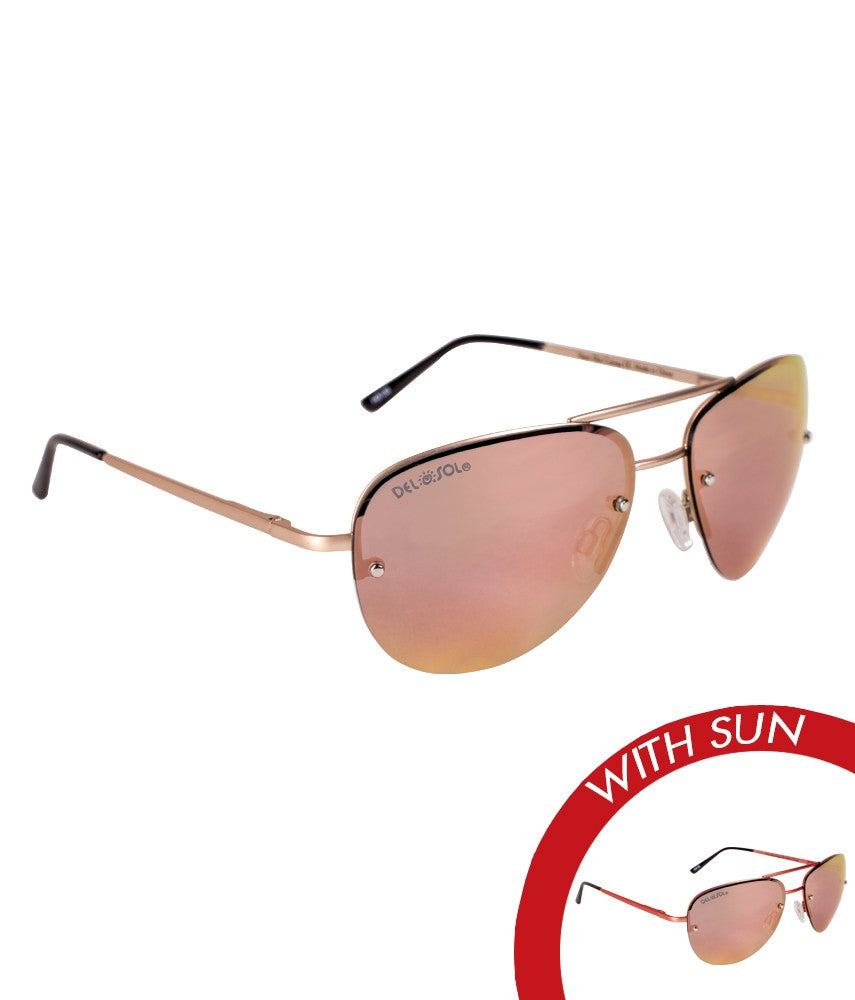 SOLIZE SUNGLASSES - HERE SHE COMES - GOLD TO ROSE GOLD