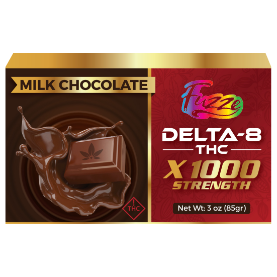 DELTA8 CHOCOLATES - EDIBLES – Milk Chocolate x1000