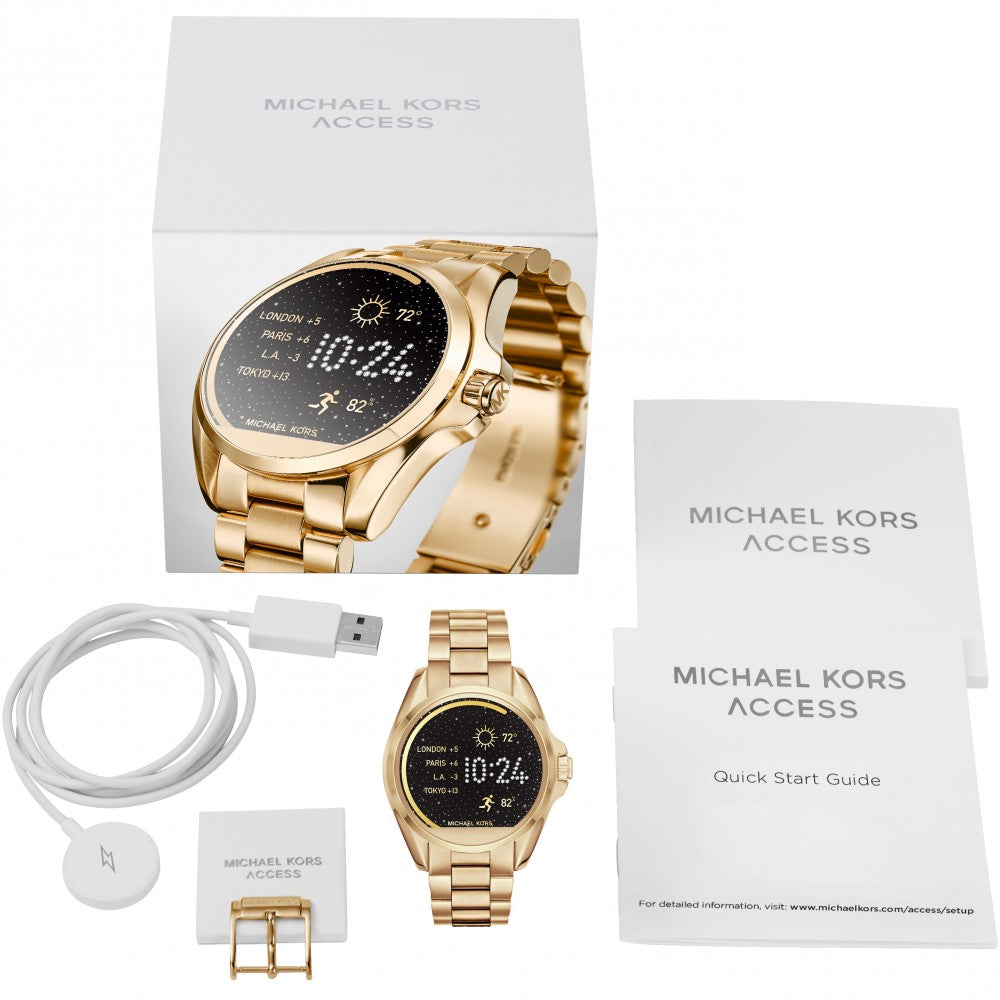 Michael kors Unisex Smart watch BradShaw Gold MKT5001