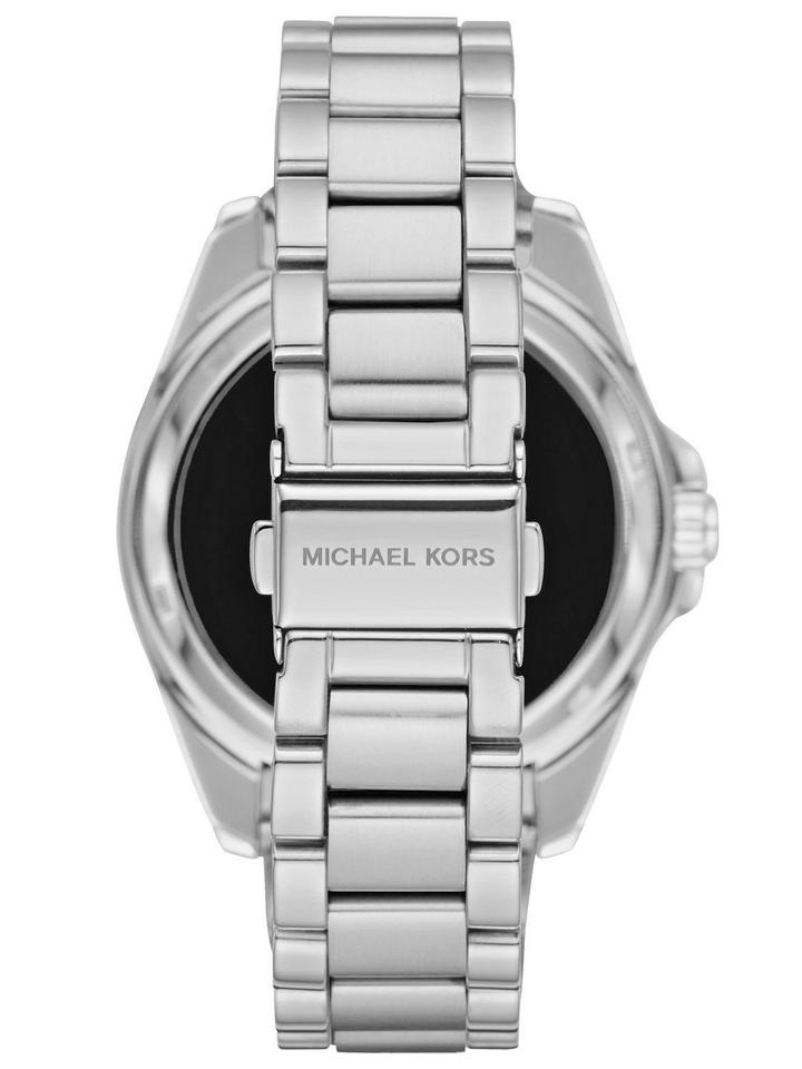 Michael kors access unisex 45mm sale silvertone bradshaw touchscreen smart watch