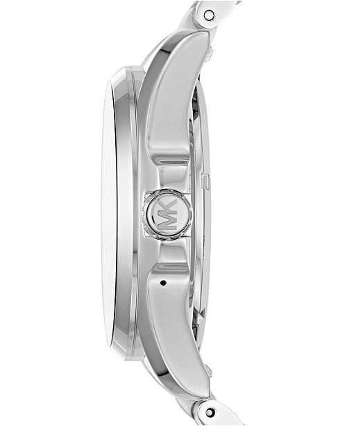 Michael Kors Access Unisex 45mm Silvertone Bradshaw Touchscreen Smart Watch MKT5012