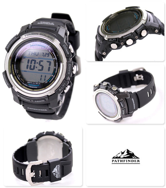 Casio Men's PAW2000-1CR "Pathfinder" Digital Watch with Black Band - Watch Universe Int 