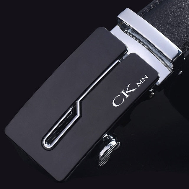 Automatic Buckle Leather Belt