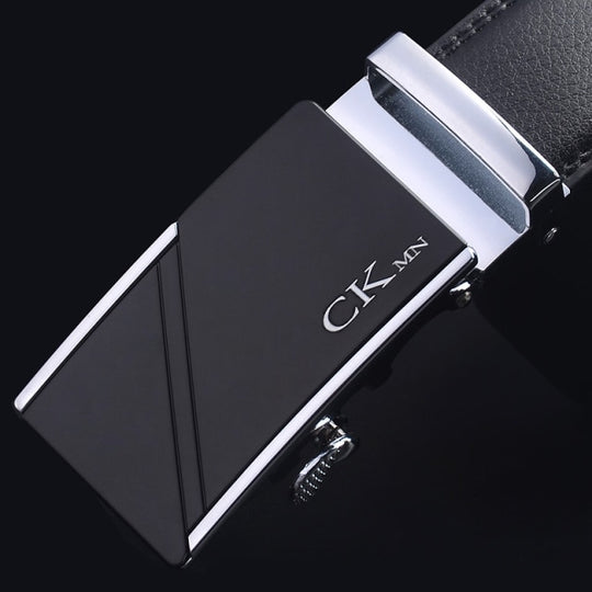 Automatic Buckle Leather Belt