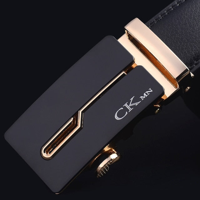 Automatic Buckle Leather Belt