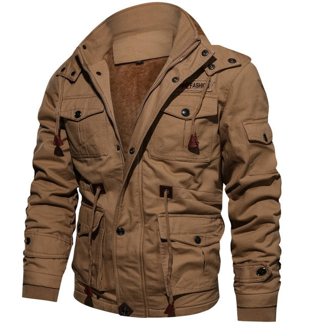 Military Style Thick Thermal Jacket