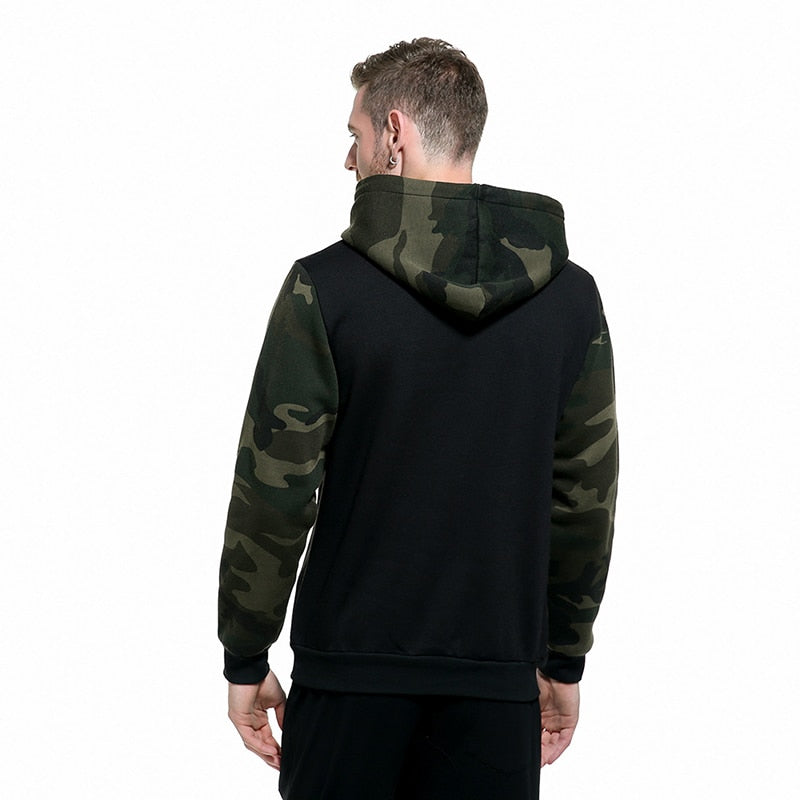 Camouflage Men's Hooded Sweatshirt