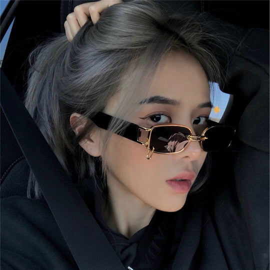 Women's Small Rectangle Luxury Sunglasses